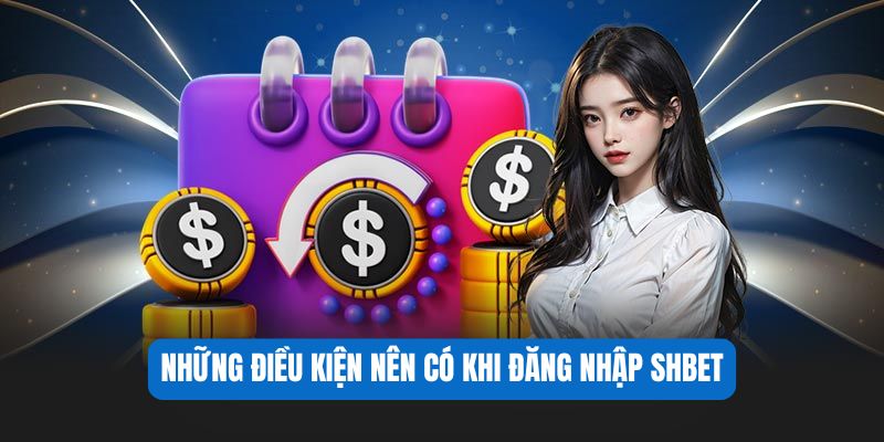 Đăng nhập SHBET 1 Những điều kiện nên có khi đăng nhập SHBET